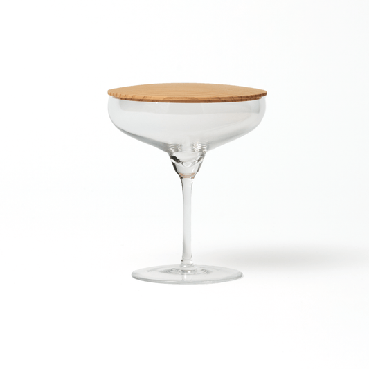 Verre à Thé Froid avec Couvercle en Bois - SEN