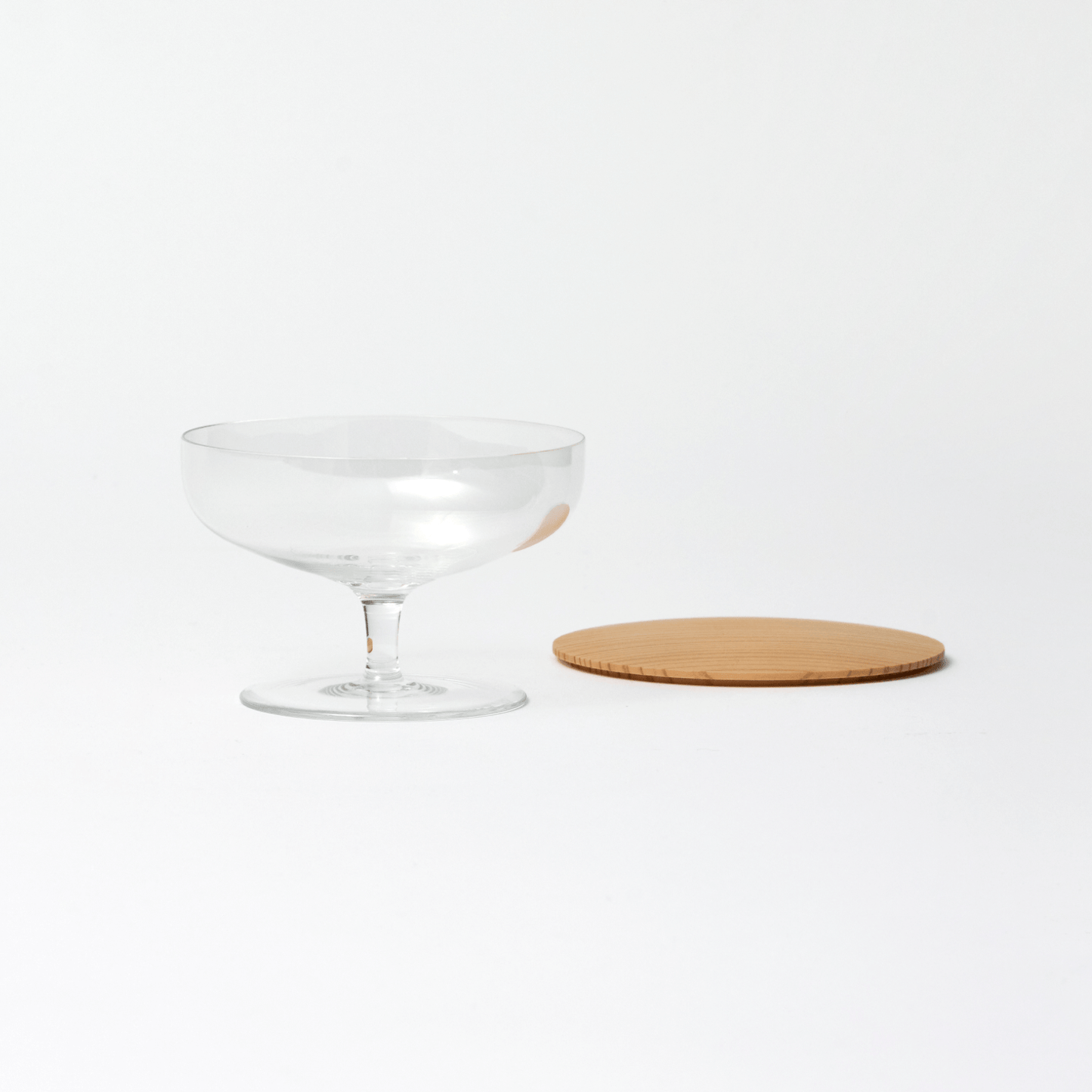 Cold Tea Glass with Wooden Lid - BAN