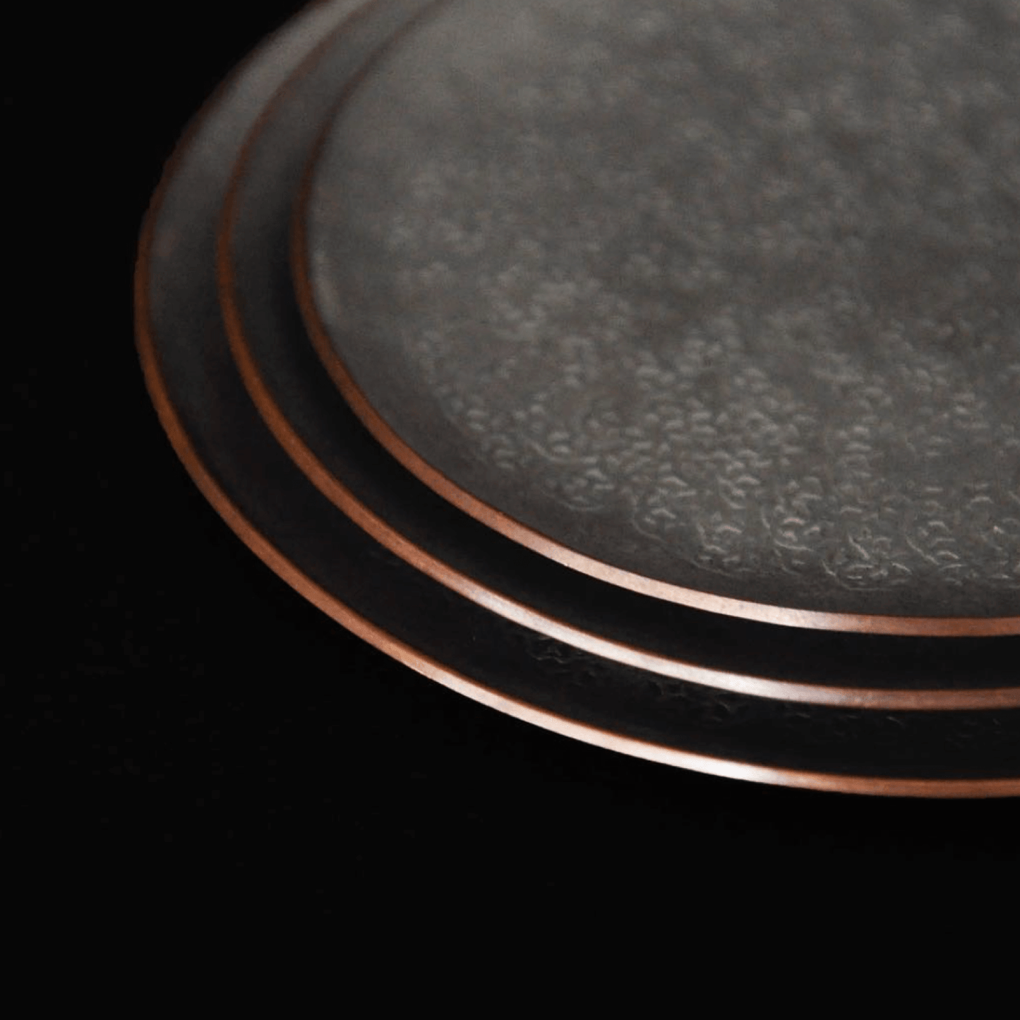 Copper Small Rim Plate
