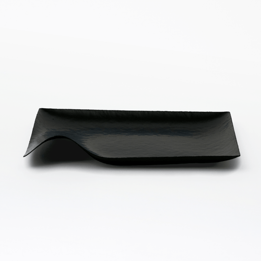 nuri WASARA  Small Square Plate - Black