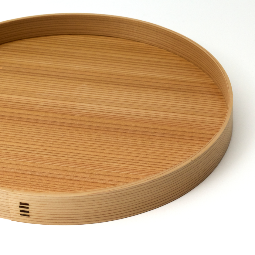 Plateau Rond en Bois