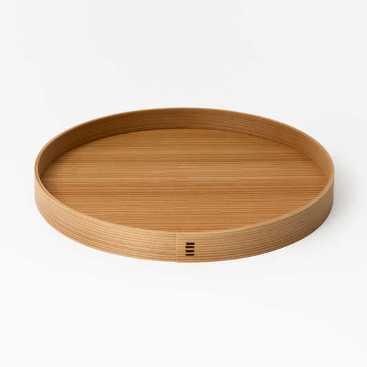 Plateau Rond en Bois