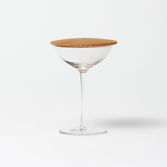 Cold Tea Glass with Wooden Lid - GYOKU