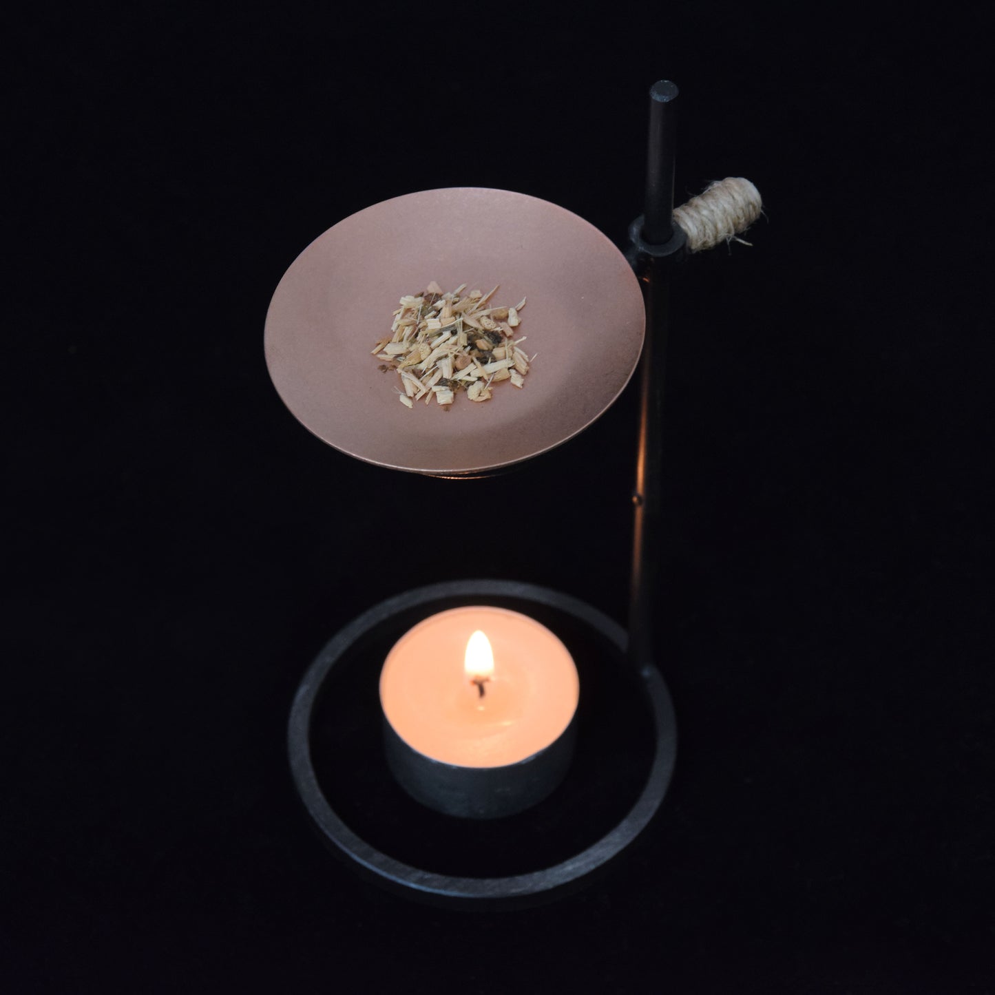 Brûleur d'encens en cuivre