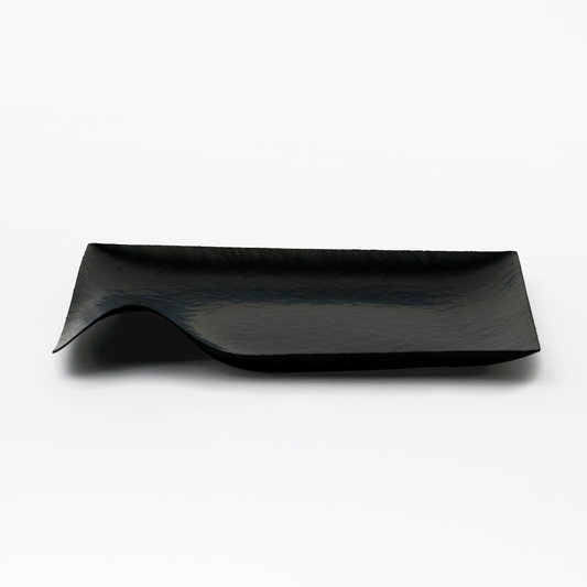 Nuri WASARA  Large Square Plate - Black