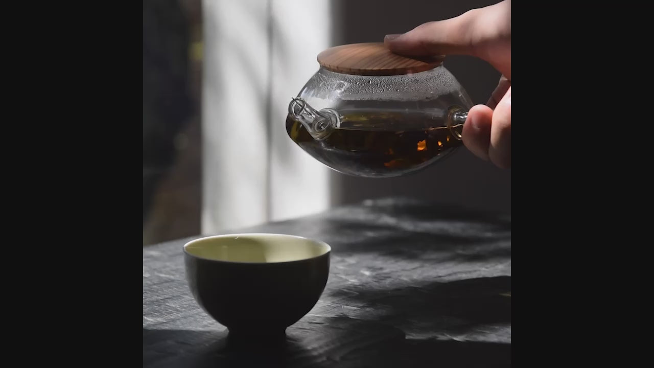 O., Glass Teapot Wooden lid – OGATA Online Store